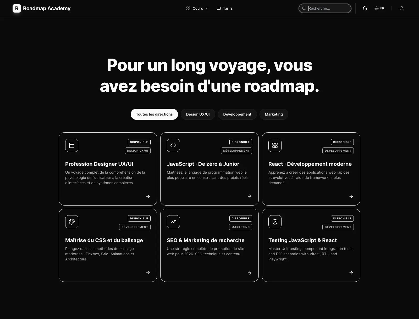 Roadmap UX